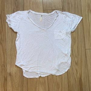 Loose Fitting White Tee with Pocket TBD P